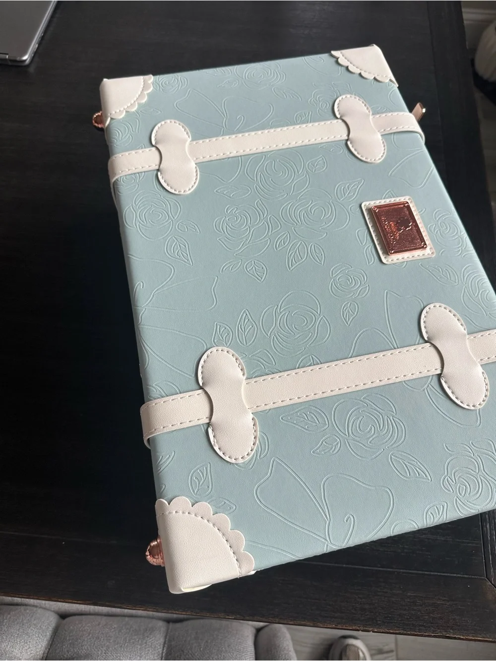 Blue Keepsake Trunk - Baby or Wedding